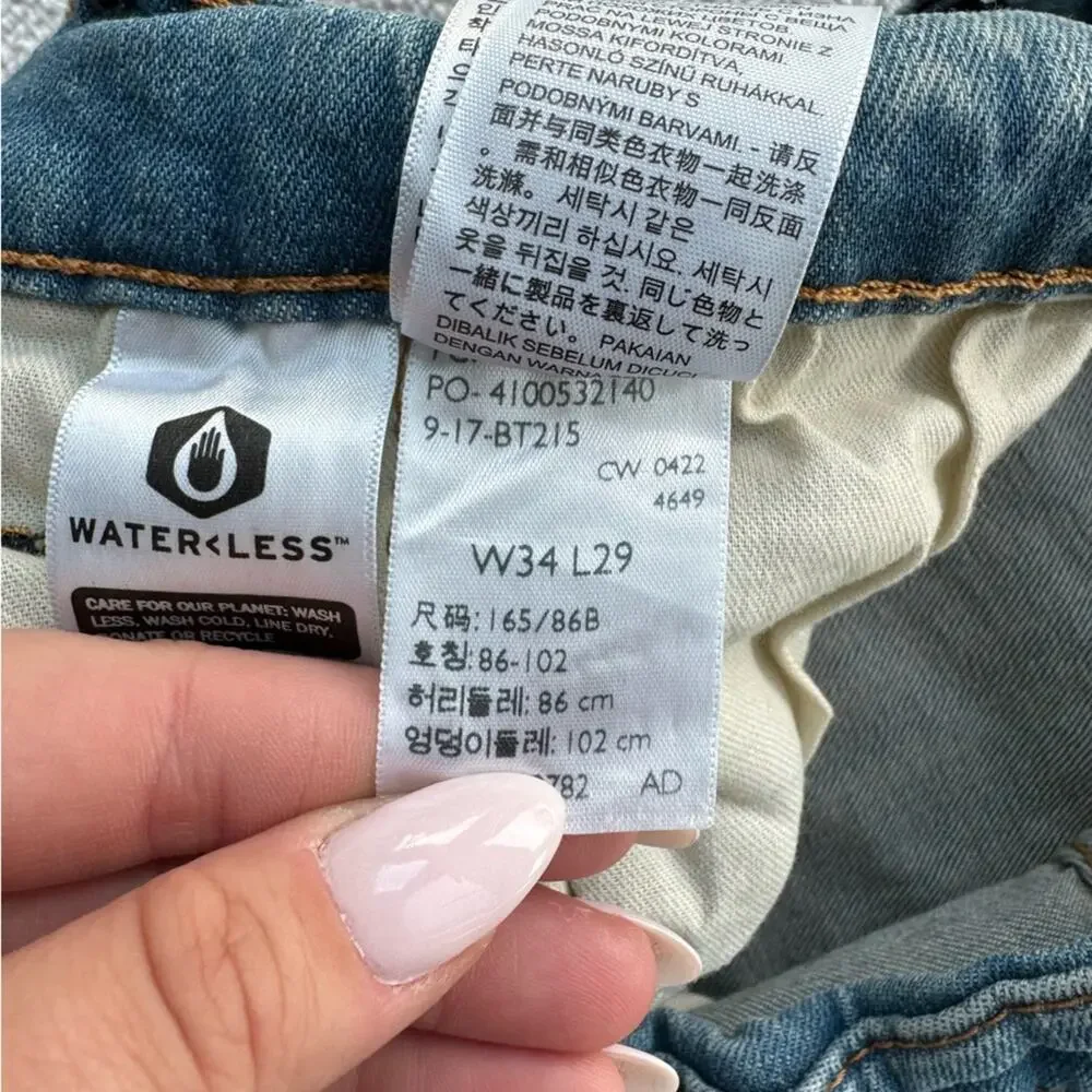 Levi Strauss & Co Straight Leg Baggy Jeans Size W34 L29
